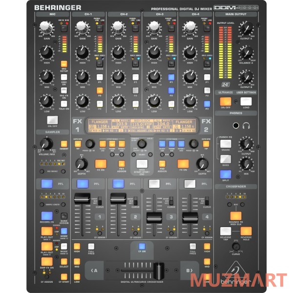 Behringer DDM4000 Цифровой DJ-микшер с сэмплером