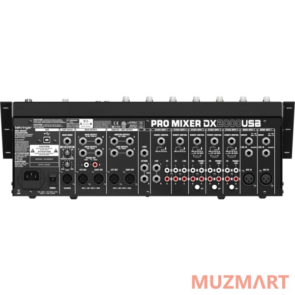 Behringer DX2000USB DJ-микшер со встроенным USB интерфейсом