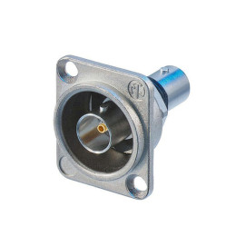 Neutrik NBB75DFI Панельный разъем BNC, D-типа. 75 Ω