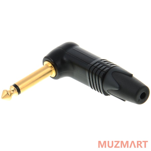 Neutrik NP2RX-B Кабельный разъем Jack 6.3мм TS моно штекер угловой