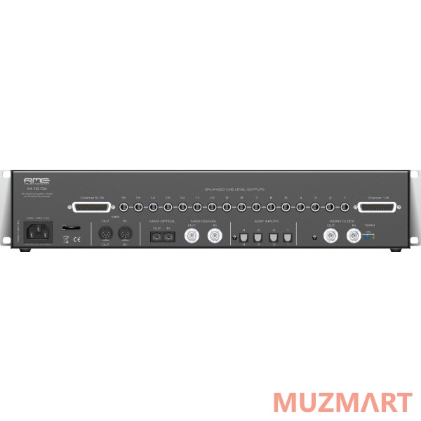RME M-16 Da 16 канальный конвертер, HighEnd MADI/ADAT <> аналог, 19", 2U