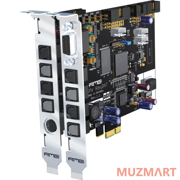 RME Hdspe Raydat 72 канальная, 24 Bit / 192 kHz, 4 x ADAT I/O PCI Express карта