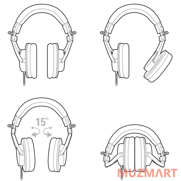 Audio-Technica ATH-M30X Наушники мониторные