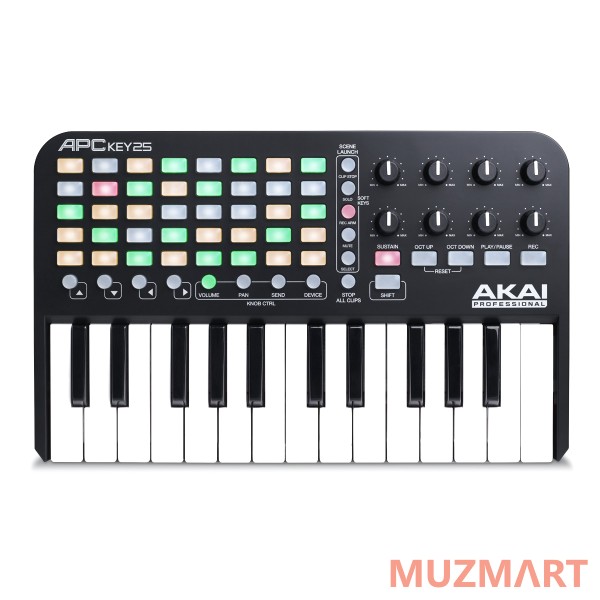 Akai Pro Apc Key 25 USB MIDI-клавиатура, 25 клавиш для Ableton Live