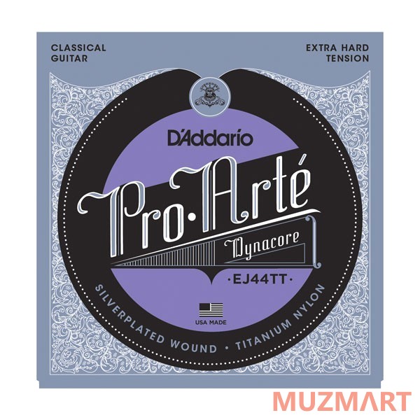 D'Addario EJ44TT Dynacore Extra Hard Струны для классической гитары