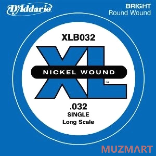 D'Addario XLB032 Одиночная струна для бас гитары