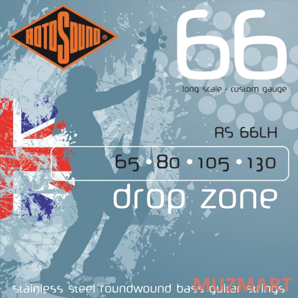 Rotosound RS66LH BASS STRINGS STAINLESS STEEL Струны для бас гитары