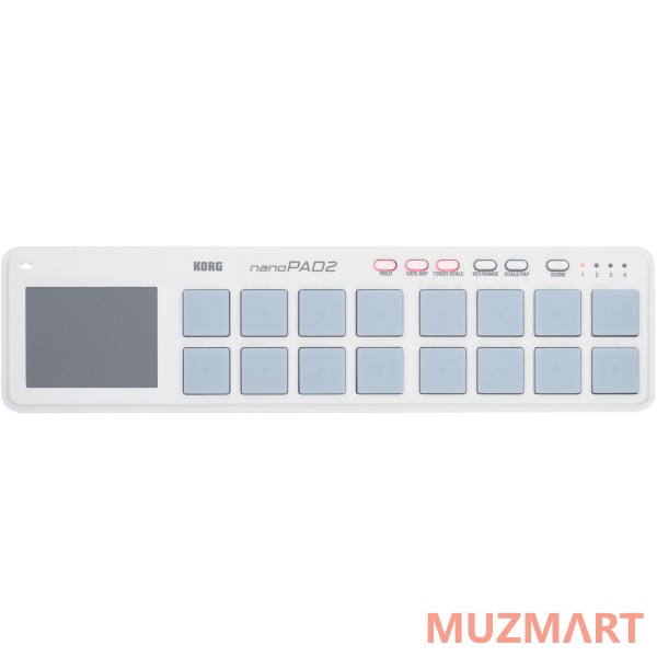 Korg NANOPAD2-WH Портативный USB-MIDI-контроллер