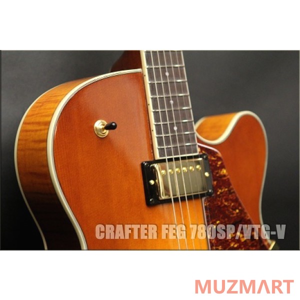 Crafter Feg 780SP/VTG-V Полуакустическая гитара + Кейс