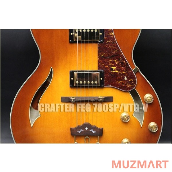Crafter Feg 780SP/VTG-V Полуакустическая гитара + Кейс
