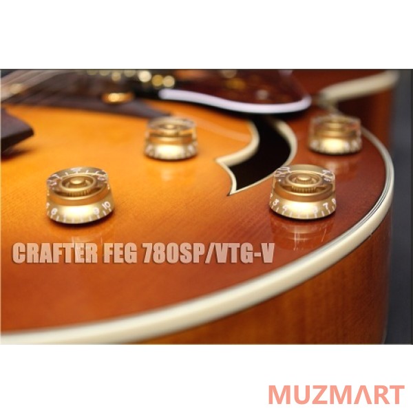 Crafter Feg 780SP/VTG-V Полуакустическая гитара + Кейс