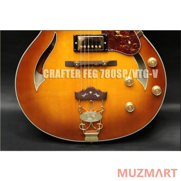 Crafter Feg 780SP/VTG-V Полуакустическая гитара + Кейс
