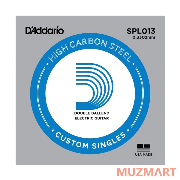 D'Addario SPL013 Одиночная струна для электрогитары