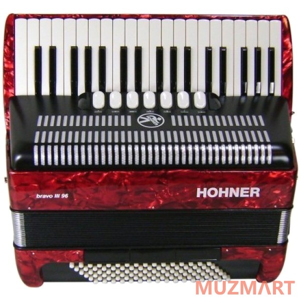 Hohner Bravo III 96 (CNA1072) 7/8 Red Аккордеон