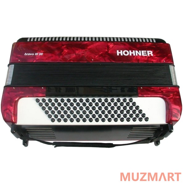 Hohner Bravo III 96 (CNA1072) 7/8 Red Аккордеон