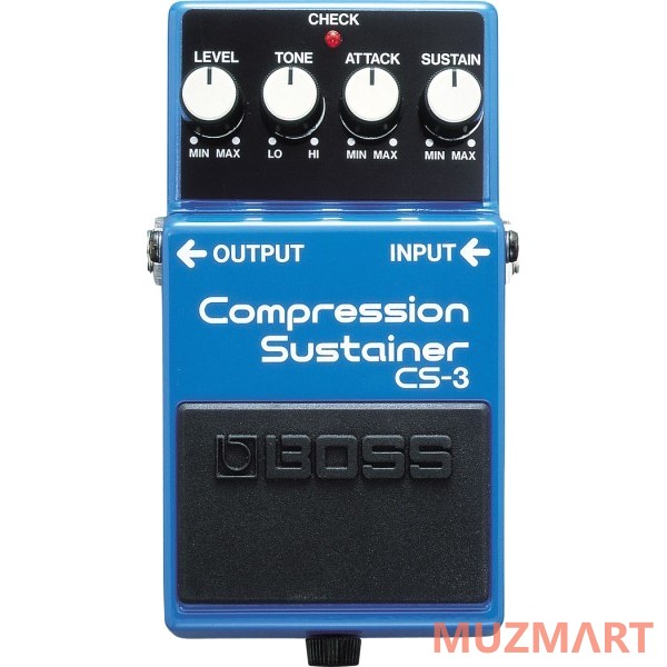 Boss CS-3 Compression Sustainer Педаль для электро и бас гитары