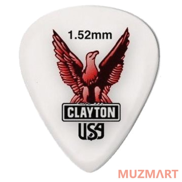 Clayton S152/12 Набор медиаторов, стандартные 1.52 mm 12 шт.