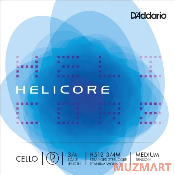 D'Addario H512 3/4M Одиночная струна для виолончели
