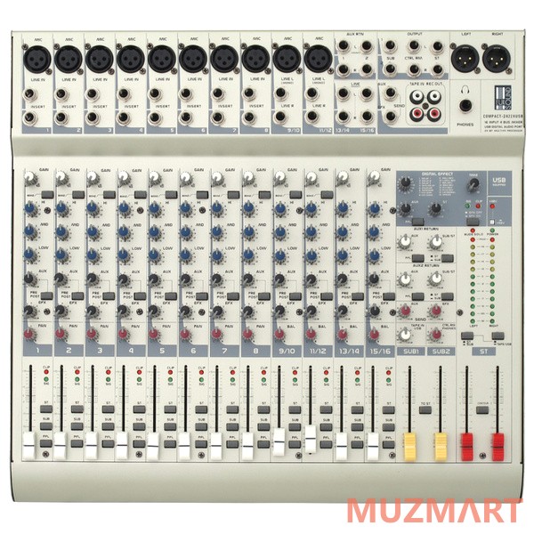 Eurosound Compact-2422XUSB Аналоговый микшерный пульт