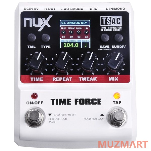 NUX TIME FORCE Цифровой процессор дилей+лупер