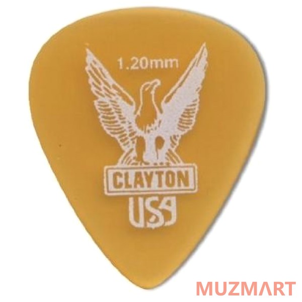 Clayton US120/12 Набор медиаторов, стандартные 1.20 mm 12 шт.