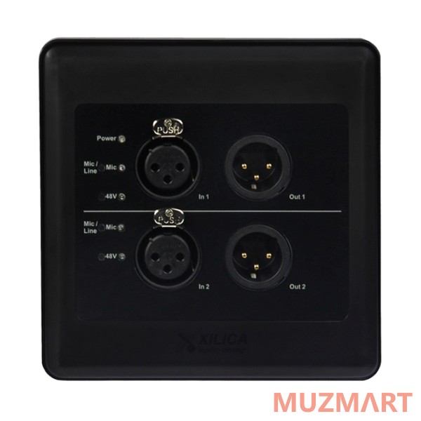 Xilica R22-WP-X Панель аудио измерений с двойными 2in/ 2out разъемами Dante