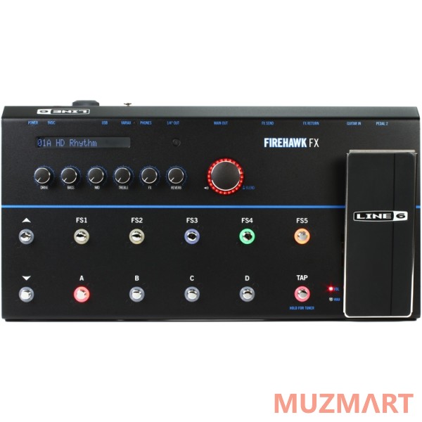 Line 6 FIREHAWK FX Гитарный напольный HD мульти-эффект процессор