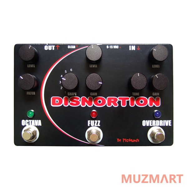 Pigtronix OFO Disnortion Octave Fuzz Overdrive Педаль фузз/овердрайв/октавер
