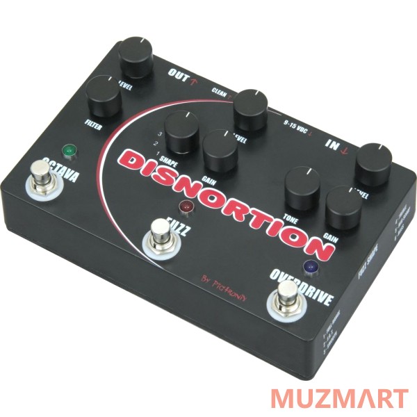 Pigtronix OFO Disnortion Octave Fuzz Overdrive Педаль фузз/овердрайв/октавер