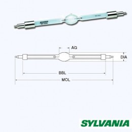 Sylvania BA2500DE(MSI2500) Лампа газоразрядная