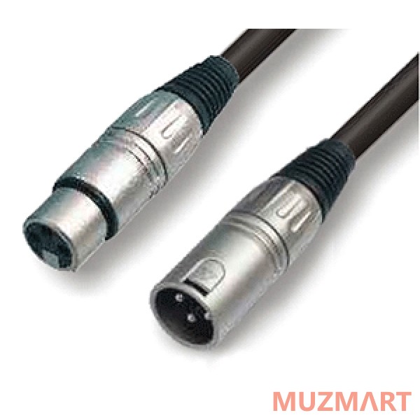 Roxtone MXX006/3 Кабель микрофонный XLR(3P) «мама» - XLR(3P) «папа», 3 м