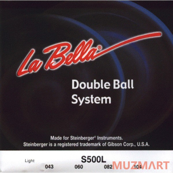 La Bella S500L Light Струны для 4-х струнной безголовой бас-гитары