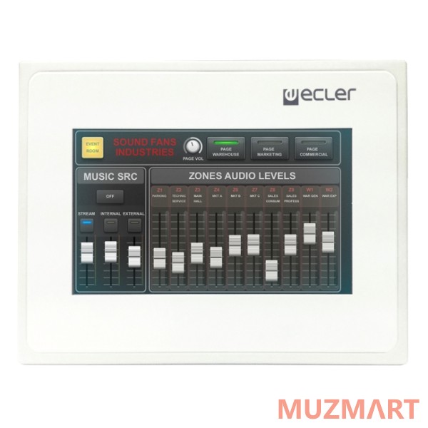Ecler WPmSCREEN Панель управления