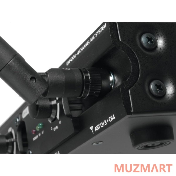 Omnitronic UHF-204 Wireless Mic System 863-865MHz 4-канальный приемник
