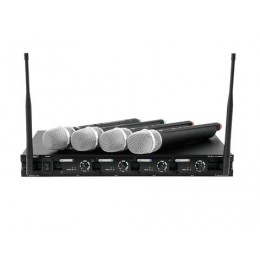 Omnitronic UHF-204 Wireless Mic System 863-865MHz 4-канальный приемник