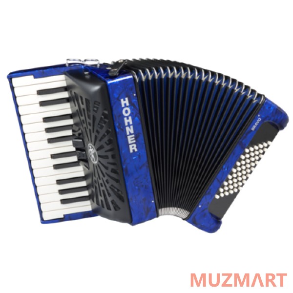 Hohner The New Bravo II 48 (A16541) Dark Blue Аккордеон 1/2