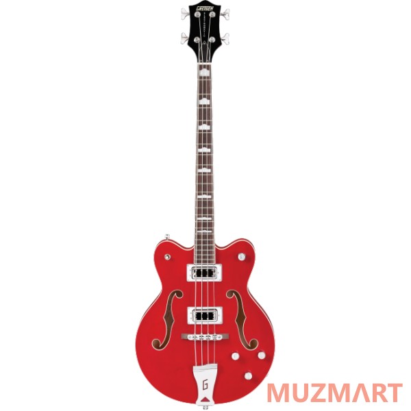 Gretsch G5442BDC Electromatic® Hollow Body, Transparent Red Бас-гитара полуакустическая