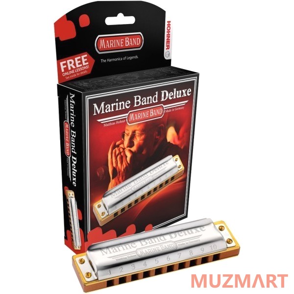 Hohner Marine Band Delux 2005/20 C (M200501X) Губная гармоника с уроками