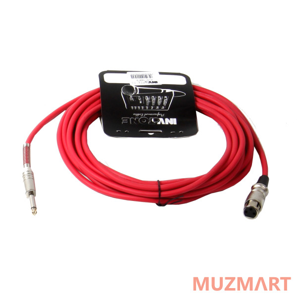 Invotone ACM1006/R Микрофонный кабель джек моно 6,3 <-> XLR3F (мама), 6 м
