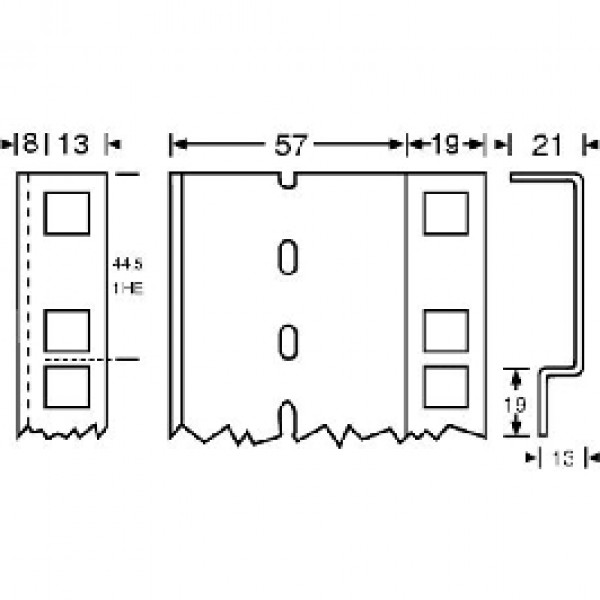 Adam Hall 61552BLK Аксессуар для рэка