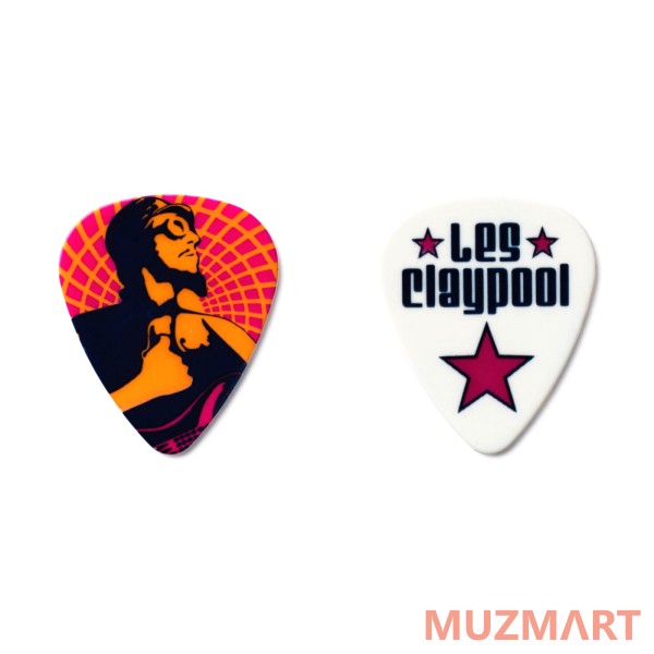 Dunlop LCPPT01M Les Claypool Медиаторы 6шт, средние, в коробочке