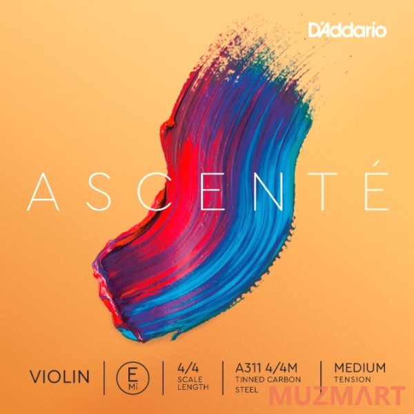 D'Addario A311 4/4M Ascente Струна скрипичная E 4/4