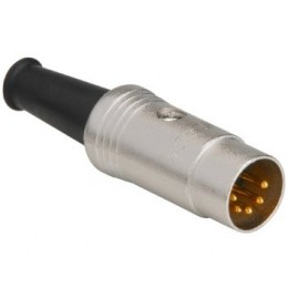 Neutrik NYS322G Кабельный разъем DIN male, 5 контактов золоченых