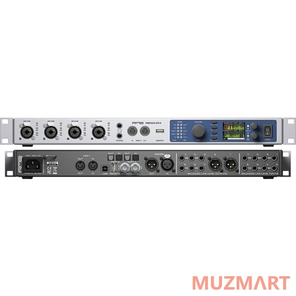 RME Fireface UFX II рэковый USB 2.0 интерфейс