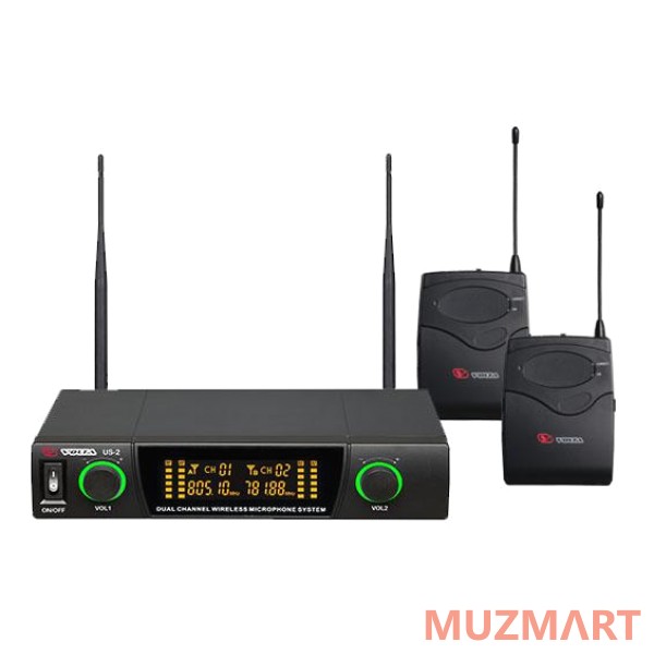 Volta US-2H 614.15/710.20 UHF радиосистема с двумя головными микрофонами