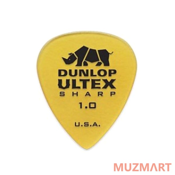 Dunlop 433P1.0 Ultex Sharp Медиаторы 6шт, толщина 1,00мм